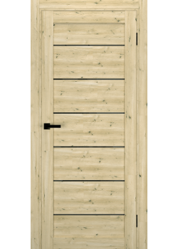 Двері Terminus Ukrainian Doors UD-12 Чорне скло