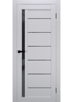 Двері Terminus Ukrainian Doors UD-13 ПП Чорне скло