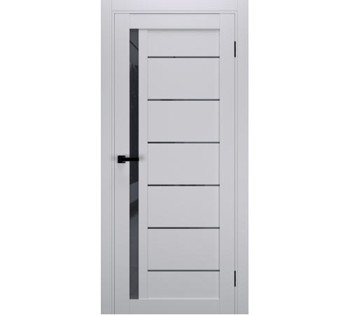 Міжкімнатні Двері Terminus Ukrainian Doors UD-13 ПП Чорне скло