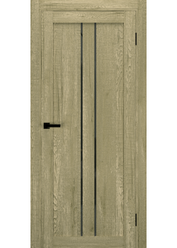 Двері Terminus Ukrainian Doors UD-14 Чорне скло