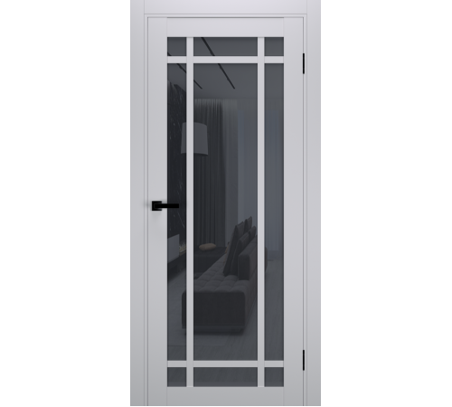 Міжкімнатні Двері Terminus Ukrainian Doors UD-16 ПП Чорне скло