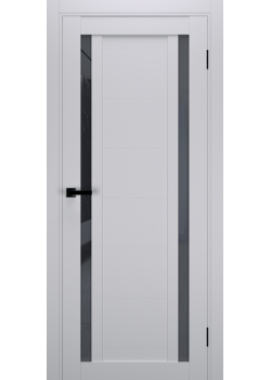 Двері Terminus Ukrainian Doors UD-17 ПП Чорне скло