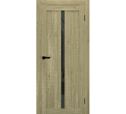 Міжкімнатні Двері Terminus Ukrainian Doors UD-19 Чорне скло