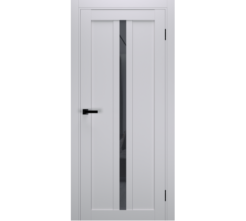 Міжкімнатні Двері Terminus Ukrainian Doors UD-19 ПП Чорне скло