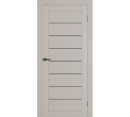 Межкомнатные Двери Terminus Ukrainian Doors UD-01 ПВХ Черное стекло