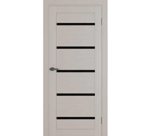 Міжкімнатні Двері Terminus Ukrainian Doors UD-02 ПВХ Чорне скло