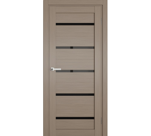 Міжкімнатні Двері Terminus Ukrainian Doors UD-02 ПВХ Чорне скло