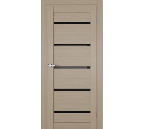 Міжкімнатні Двері Terminus Ukrainian Doors UD-02 ПВХ Чорне скло