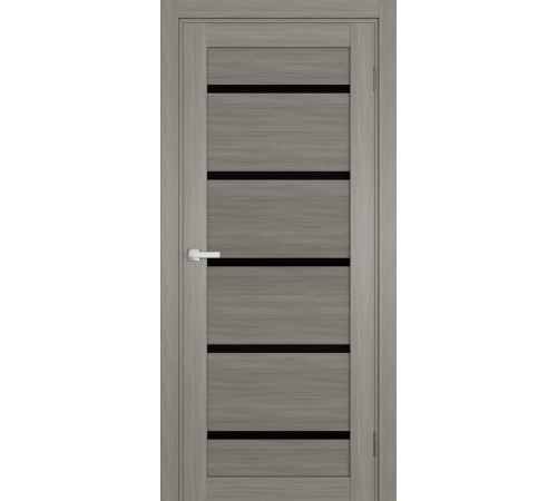 Міжкімнатні Двері Terminus Ukrainian Doors UD-02 ПВХ Чорне скло