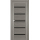 Міжкімнатні Двері Terminus Ukrainian Doors UD-02 ПВХ Чорне скло