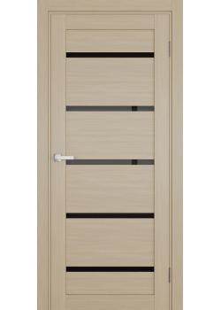 Двері Terminus Ukrainian Doors UD-02 ПВХ Чорне скло