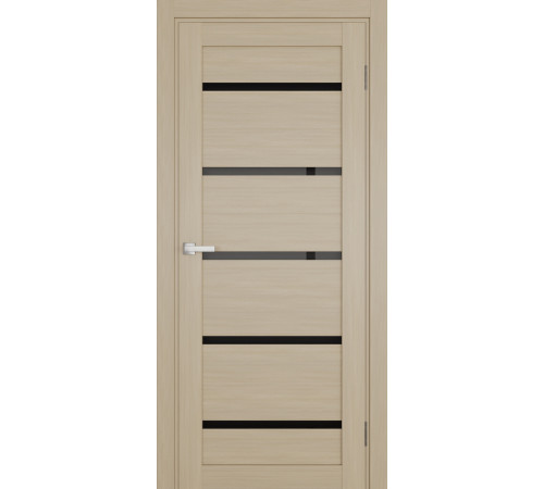 Міжкімнатні Двері Terminus Ukrainian Doors UD-02 ПВХ Чорне скло