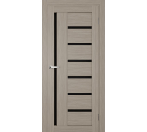 Межкомнатные Двери Terminus Ukrainian Doors UD-03 ПВХ Черное стекло