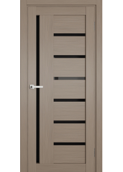 Двері Terminus Ukrainian Doors UD-03 ПВХ Чорне скло
