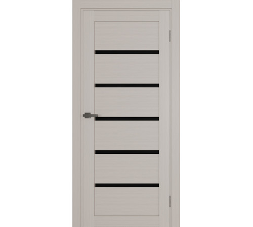 Міжкімнатні Двері Terminus Ukrainian Doors UD-04 ПВХ Чорне скло