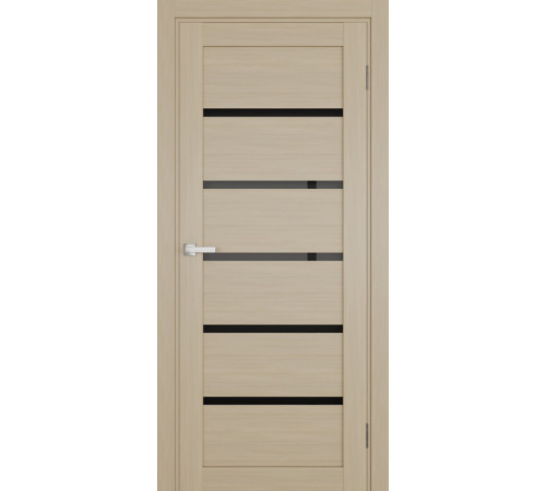 Міжкімнатні Двері Terminus Ukrainian Doors UD-04 ПВХ Чорне скло