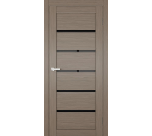 Міжкімнатні Двері Terminus Ukrainian Doors UD-04 ПВХ Чорне скло