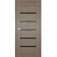 Міжкімнатні Двері Terminus Ukrainian Doors UD-04 ПВХ Чорне скло