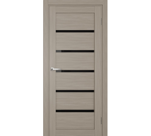Міжкімнатні Двері Terminus Ukrainian Doors UD-04 ПВХ Чорне скло