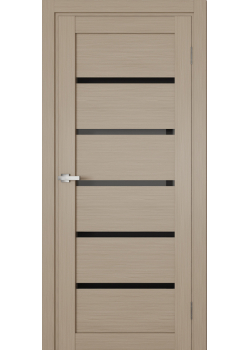 Двері Terminus Ukrainian Doors UD-04 ПВХ Чорне скло