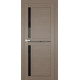 Межкомнатные Двери Terminus Ukrainian Doors UD-05 ПВХ Черное стекло
