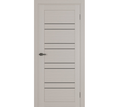 Міжкімнатні Двері Terminus Ukrainian Doors UD-06 ПВХ Чорне скло