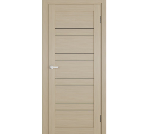 Міжкімнатні Двері Terminus Ukrainian Doors UD-06 ПВХ Чорне скло