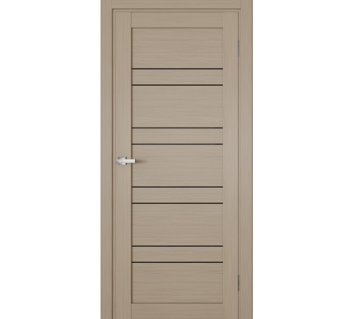 Міжкімнатні Двері Terminus Ukrainian Doors UD-06 ПВХ Чорне скло
