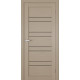 Міжкімнатні Двері Terminus Ukrainian Doors UD-06 ПВХ Чорне скло