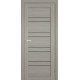 Міжкімнатні Двері Terminus Ukrainian Doors UD-06 ПВХ Чорне скло
