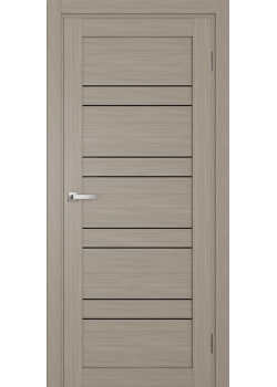 Двері Terminus Ukrainian Doors UD-06 ПВХ Чорне скло