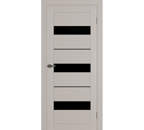 Міжкімнатні Двері Terminus Ukrainian Doors UD-07 ПВХ Чорне скло