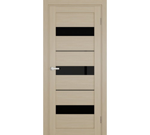 Міжкімнатні Двері Terminus Ukrainian Doors UD-07 ПВХ Чорне скло
