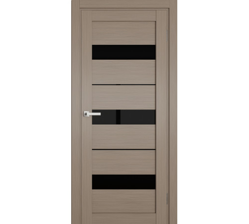 Міжкімнатні Двері Terminus Ukrainian Doors UD-07 ПВХ Чорне скло