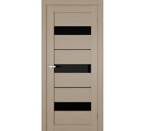 Міжкімнатні Двері Terminus Ukrainian Doors UD-07 ПВХ Чорне скло
