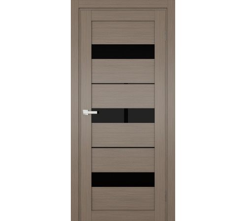 Міжкімнатні Двері Terminus Ukrainian Doors UD-07 ПВХ Чорне скло