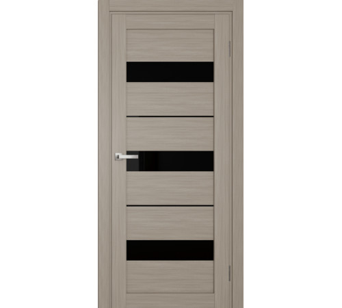 Міжкімнатні Двері Terminus Ukrainian Doors UD-07 ПВХ Чорне скло