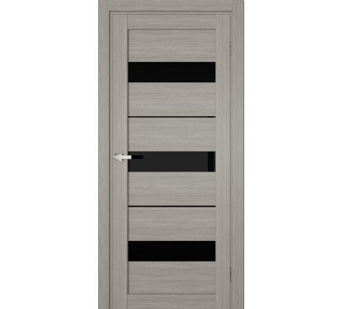 Міжкімнатні Двері Terminus Ukrainian Doors UD-07 ПВХ Чорне скло