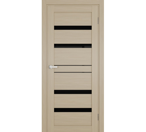 Міжкімнатні Двері Terminus Ukrainian Doors UD-08 ПВХ Чорне скло