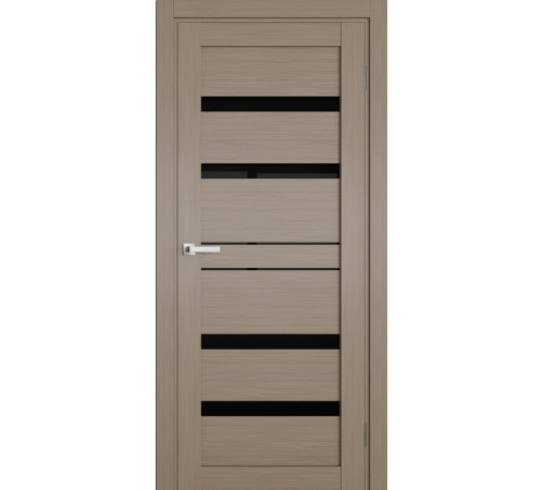 Міжкімнатні Двері Terminus Ukrainian Doors UD-08 ПВХ Чорне скло