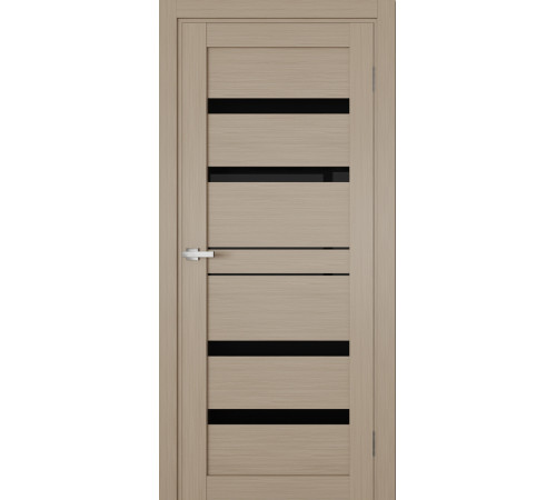 Міжкімнатні Двері Terminus Ukrainian Doors UD-08 ПВХ Чорне скло