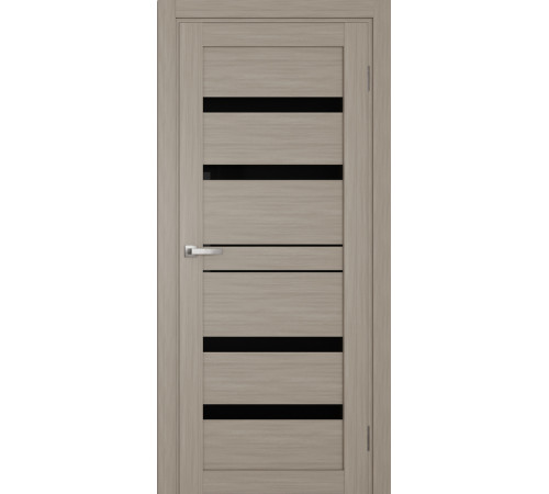 Міжкімнатні Двері Terminus Ukrainian Doors UD-08 ПВХ Чорне скло