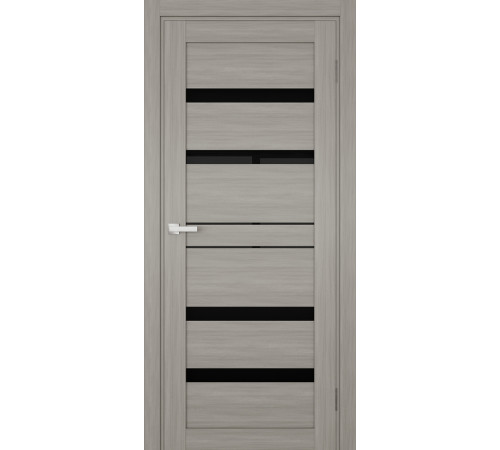 Міжкімнатні Двері Terminus Ukrainian Doors UD-08 ПВХ Чорне скло