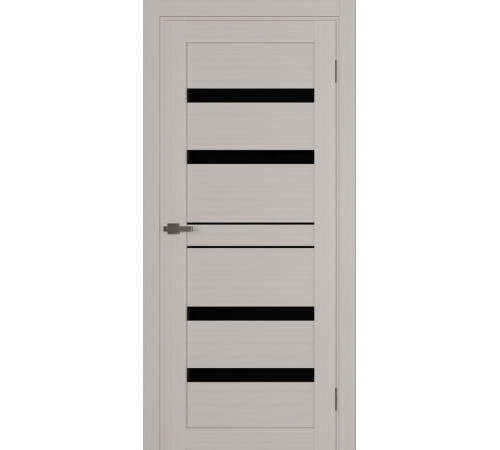 Міжкімнатні Двері Terminus Ukrainian Doors UD-08 ПВХ Чорне скло