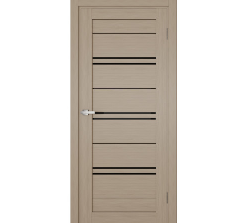 Міжкімнатні Двері Terminus Ukrainian Doors UD-11 ПВХ Чорне скло