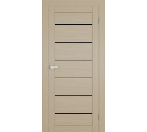 Міжкімнатні Двері Terminus Ukrainian Doors UD-12 ПВХ Чорне скло
