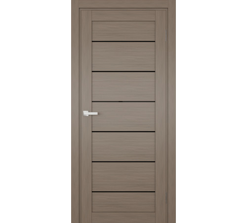 Міжкімнатні Двері Terminus Ukrainian Doors UD-12 ПВХ Чорне скло