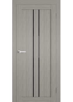 Двері Terminus Ukrainian Doors UD-14 ПВХ Чорне скло