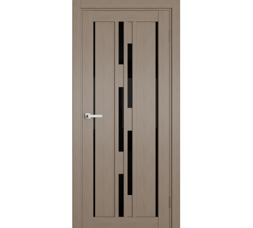 Міжкімнатні Двері Terminus Ukrainian Doors UD-15 ПВХ Чорне скло