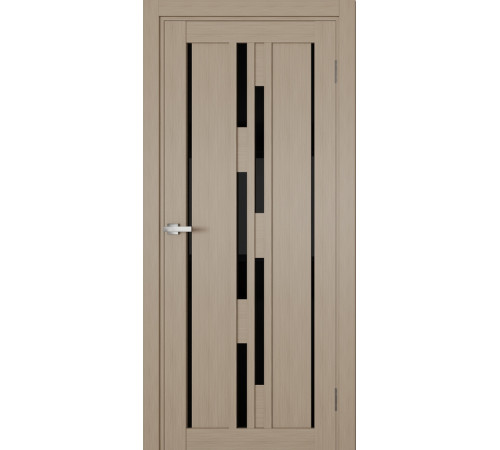 Міжкімнатні Двері Terminus Ukrainian Doors UD-15 ПВХ Чорне скло